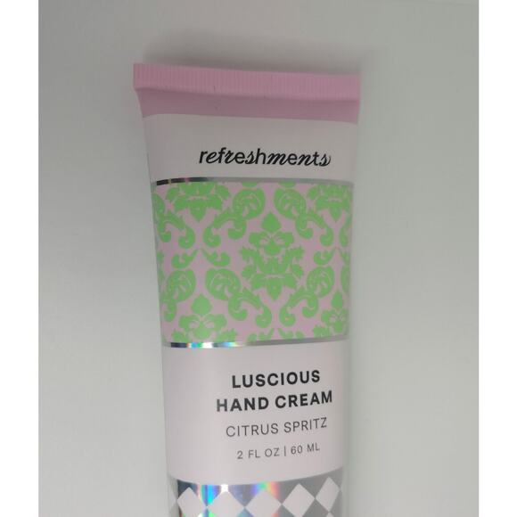 Refreshments Luscious Hand Cream Lotion Citrus Spritz Skin Care Scented Beauty 2 - Picture 3 of 16